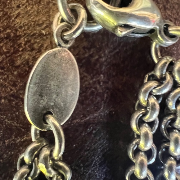 Choker Necklace With A Heart Pendant - (8" when clasped) - Picture 8 of 15